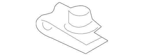 Clip de soporte trasero para Ford F-150 2011-2014 (N/P W710450-S439)