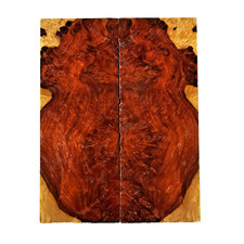 Amboyna Burl Bookmatched Blank 92 240 10mm Knife Scales 320