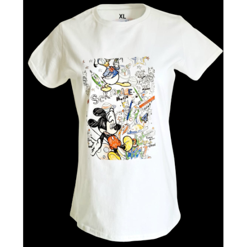 " Mickey Mouse Scramble"  T-Shirt - Afbeelding 1 van 4