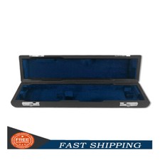 Black Color Advanced 16 Hole Flute Case Hard Wood Leather Package Case