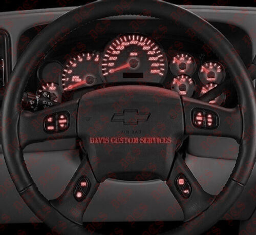 DIY RED LED Upgrade Kit - TrailBlazer/Envoy Steering Wheel Controls/Switches - Picture 3 of 24