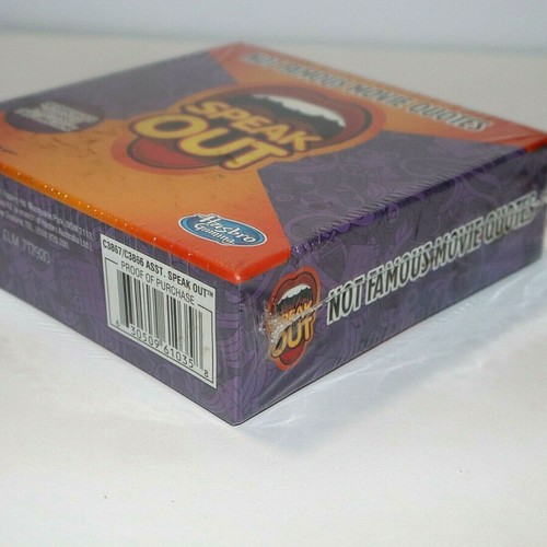 SPEAK OUT Mouthpiece Challenge Game - NOT FAMOUS MOVIE QUOTES - Hasbro - NIB - Picture 4 of 4