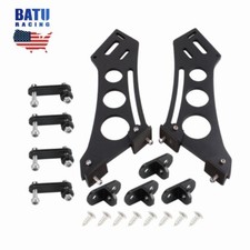 Universal Car Cnc 10inch Rear Wing Trunk Racing Tail Spoiler Legs Mount Brackets