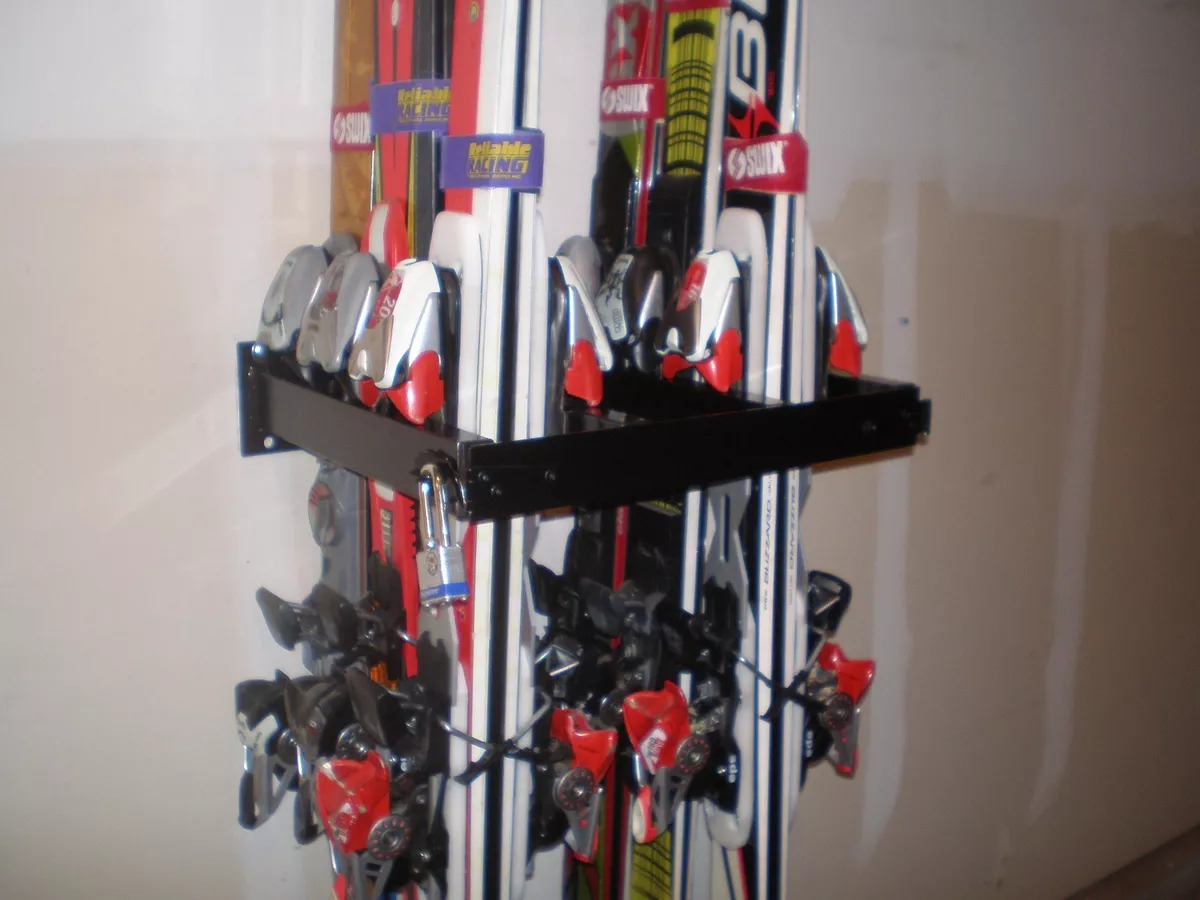 Ski and Snowboard Rack Wall Mount Locking