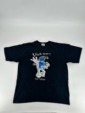 VTG M&Ms World Viva Las Vegas Promo Shirt Y2K 2000s Adult L Made In USA Elvis