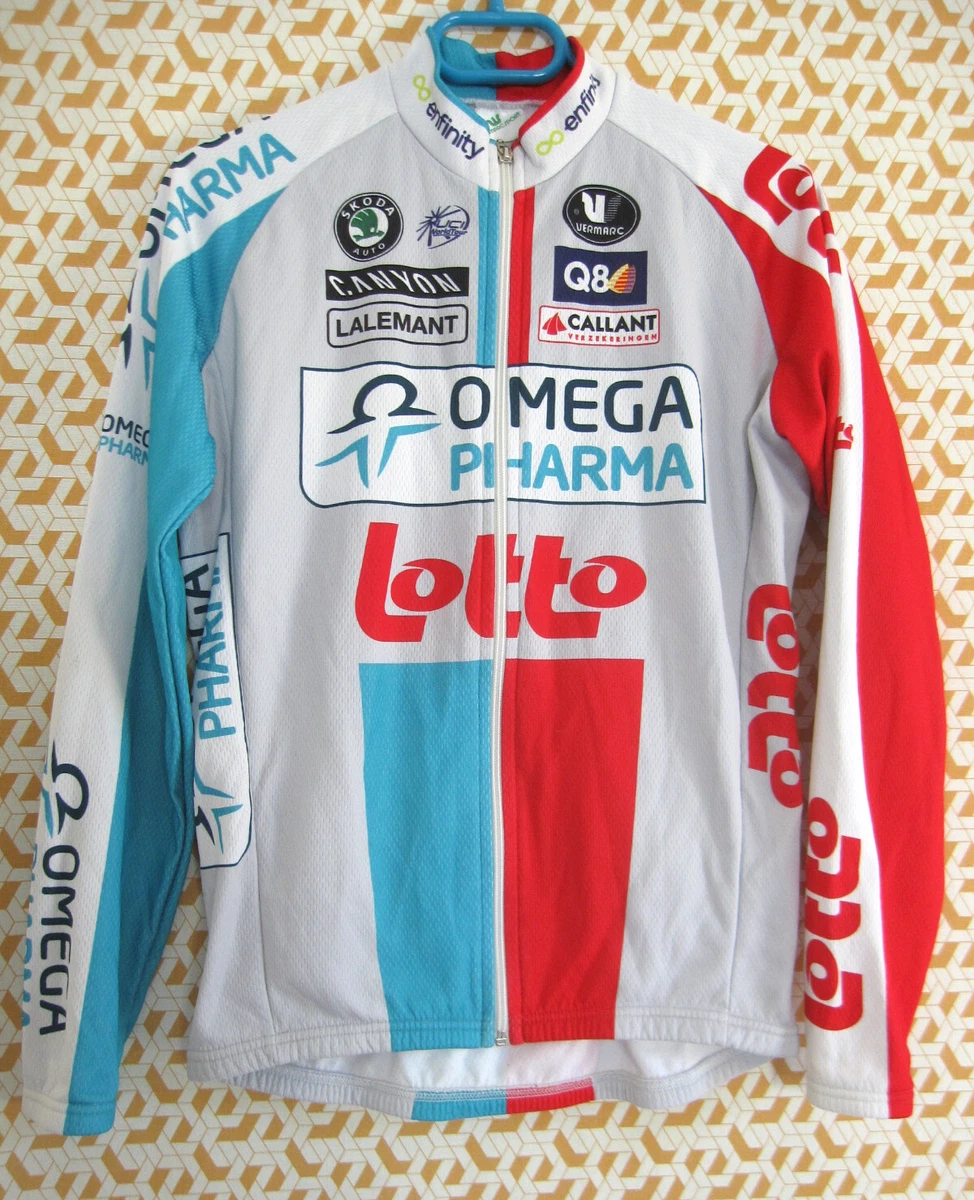 Maillot Cyclisme Vermarc Lotto Taille Large – Tenue Vélo Rétro