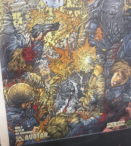 Avatar Press Pulsar Comics LTD 1000 Frank Miller Robocop #5,8 Ltd 1500 + Wrap - Picture 7 of 8