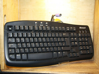   FUNKTIONIERENDE MICROSOFT BASIC 1.0A X800469-108 QWERTY PS/2 TASTATUR UK VERKÄUFER