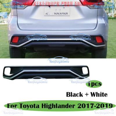 For Toyota Highlander 2017-2019 Diffuser Spoiler Board Primed Rear ...
