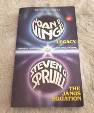 BINARY STAR #4 Double Paperback Book 1980 LEGACY The Janus Equation GOOD