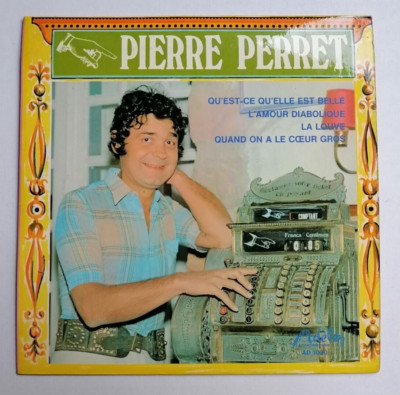PIERRE PERRET: Was ist schön 7'' EP 45T Adele AD 1030 EX Zustand