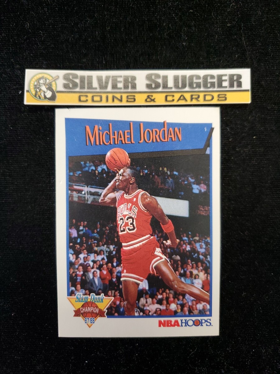 1991-92 Michael Jordan NBA Hoops Slam Dunk Champion Slammin' With