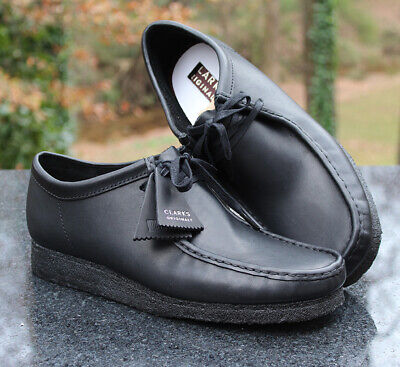 Clarks Originals Wallabee Boot Men's Size 11 Black Leather Clarks Originals Wallabee Boot Men's Size 11 Black Leather