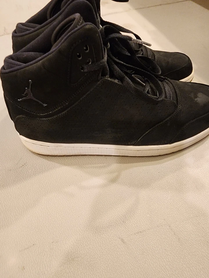 Size 12 - Jordan 1 Flight 5 Premium Black White 2016 881434-001 - Image 2 of 4