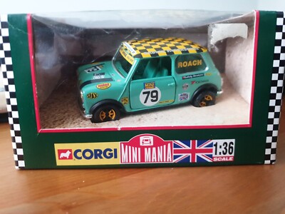 Corgi Mini Mania Car - Mighty Mini's Rennwagen Nr. 79 Sam Roach Limited Edition