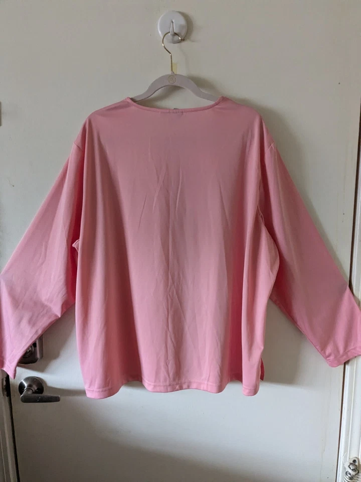 Haband Talla Grande 1X Bonito Pastel Rosa Melocotón Adornado Foto 2 de 4