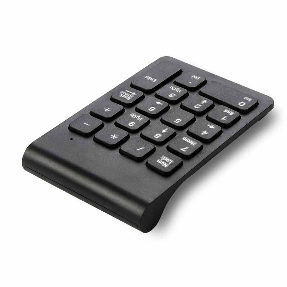 2.4G Wireless USB Mini 18-keys Num Pad Numeric Number Keypad Keyboard ...