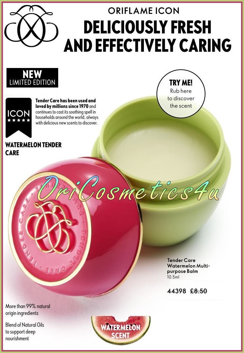 Oriflame Tender Care Watermelon Multi-purpose Balm With Beeswax