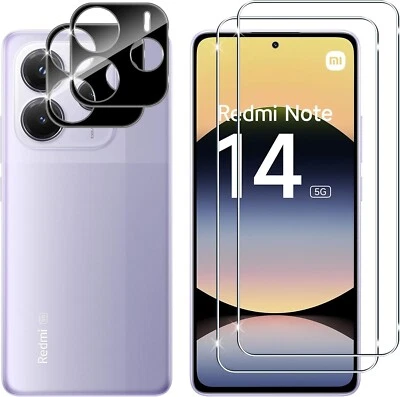 MSM 2X Schutzglas ( Display + Kamera ) für Xiaomi Redmi Note 14 5G Panzerfolie 9H