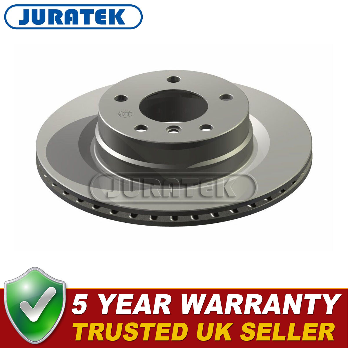 2x Brake Discs Pair Vented Rear 300mm BMW109 Juratek Set