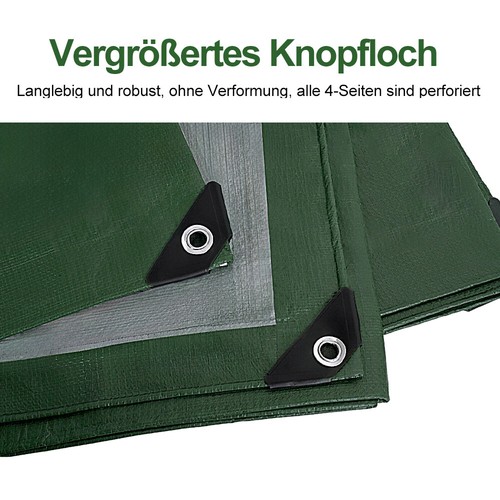 Abdeckplane Gewebeplane Bootsplane Plane Holzplane Schutzplane mit Ösen Holz - Bild 116 von 205