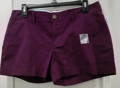 NWT Old Navy Mid Rise Shorts Womens Size Stretch Chino