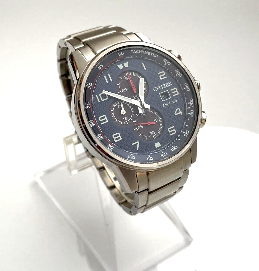 Citizen B16 R008790 Men's Eco-Drive Chronograph Blue Dial Date