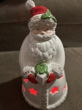 LENOX Santa Claus Porcelain Lighted Figurine Multi Color Changing Stars 6.5  
