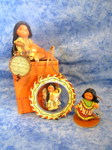 Friends of The Feather - 3 Figurines w/Dreamcatcher, Ornament & Shelf Sitter