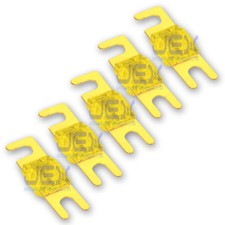 5X 100 AMP AFS Fuse Small Wafer Style Amp/Car/RV 12V/24V/32V 100AMP/100A LOT