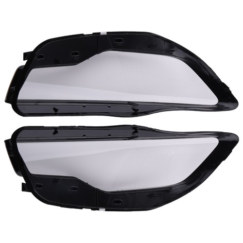 Front Pair Headlight Lens Cover For Audi A6 C7 2011-2015 Left+Right 4G0941005B