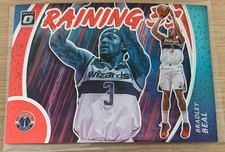 2020-21 Panini Donruss Optic Raining 3s Red Prizm /99 Bradley Beal #17-Suns