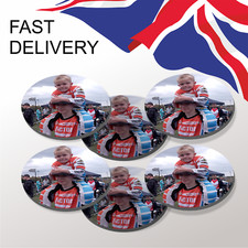 Personalized Custom Coaster Round mats Photo image text