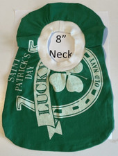 Bib 8" Neck Pull Over Head T-Shirt Special Needs Drool Cotton Polyester Blend