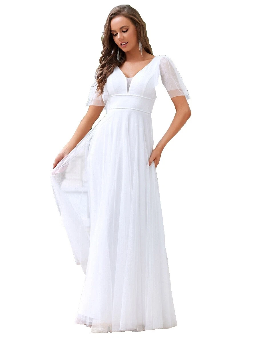 Short Sleeve Wedding Dresses