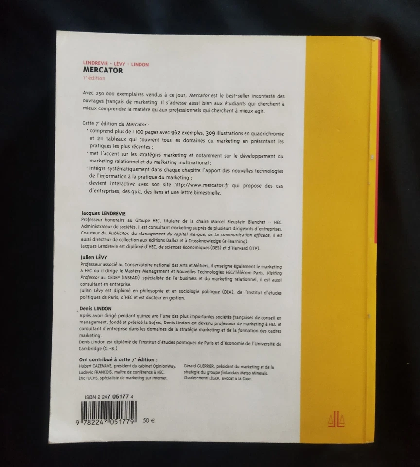 Théorie et pratique du marketing.Mercator 7 e édition - Photo 4/4