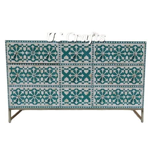 Green River Furniture Corp Barn Door 5 Drawer Dresser | eBay