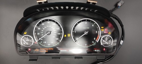 Orig BMW 5er Facelift Tacho Kombiinstrument Cluster Diesel mph km/h 6802332
