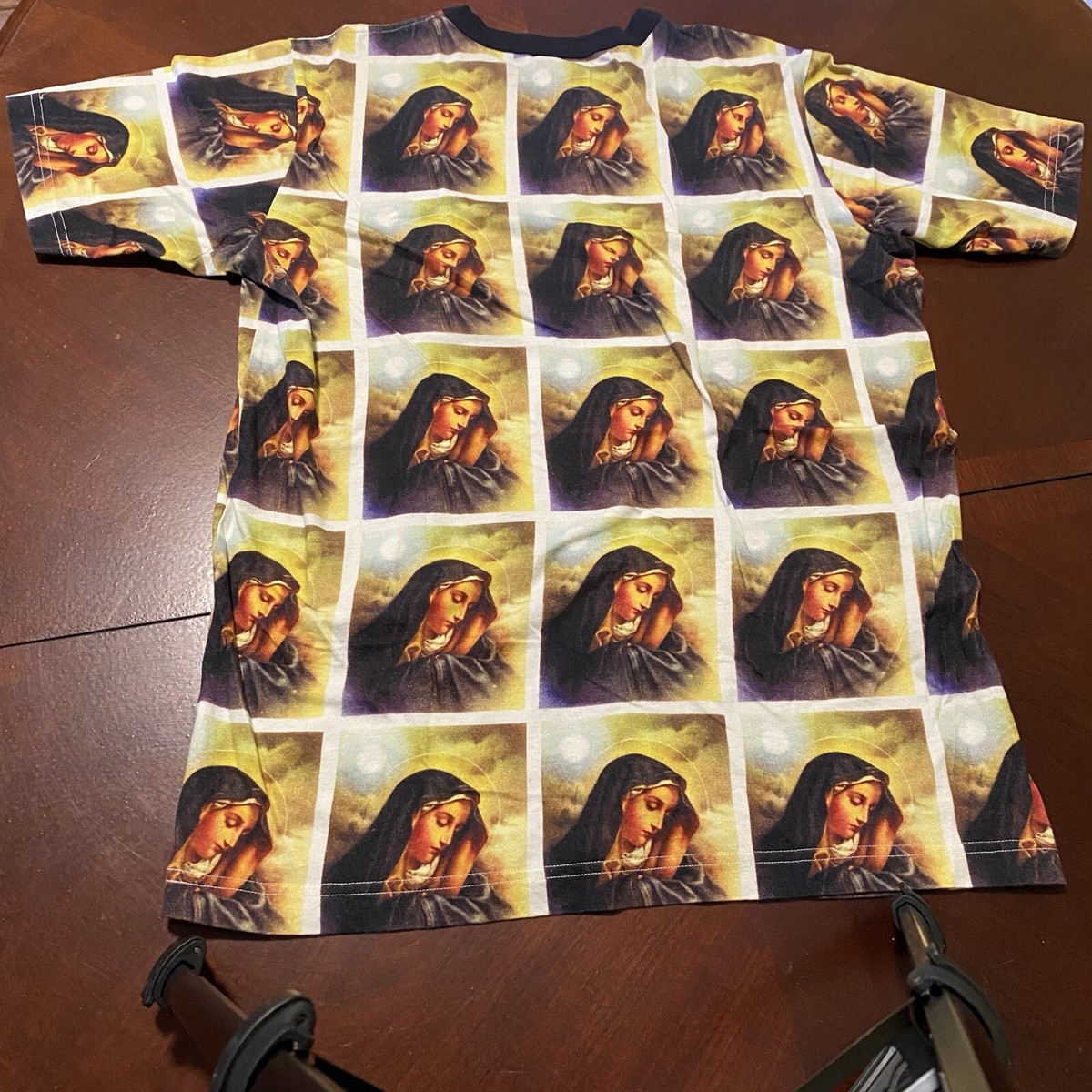 Supreme Virgin Mary Guadalupe Shirt Medium All Over Print Box Fall