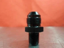 FRAGOLA 481607 BLACK ALUMINUM 8 AN to Male 1/4 MPT  Adapter Straight 481607-BL