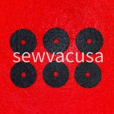 SPOOL Pin FELTS # 8879 (6) Black For SINGER MACHINES Featherweight 221 222 301 +