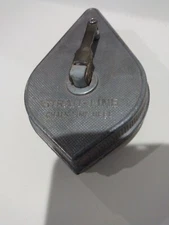 Vintage Irwin Chalk Line Reel Plumb Bob Made in United States PAT No 2589500