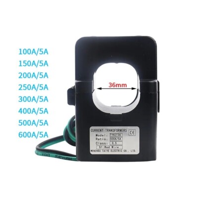 Mini Current Transformer Split Core Sensor Electric Relay Protection 100-600A