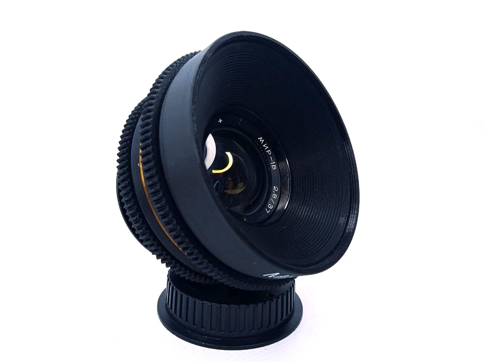 lens Mir 1b 1v 2.8 / 37mm REHOUSE BLACK BOKEH lens Cinemod Canon EF mount - Image 2 of 4