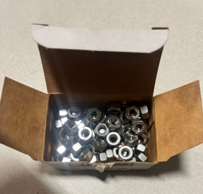 McMaster-Carr 1/4-20 Fin Hex Nuts #316SS (Lot of 59)