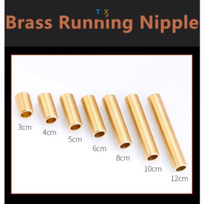 G1/2 20mm G3/4 25mm BSPT Thread Messing Nippel 50mm 60mm 80mm 100mm 120mm 1STK
