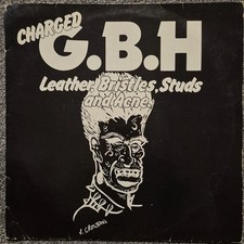 G.B.H. Leather Bristles Studs Acne LP 1981 First Press Plate 3 Punk Vinyl