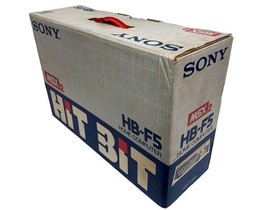 Sony MSX2 HiTBiT HB-F5 Black Computer Power Tested For Parts A0657