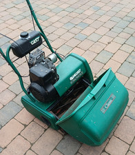 QUALCAST CLASSIC 43S PETROL  LAWNMOWER with grass box