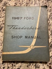 Original 1967 Ford Thunderbird Shop Manual 7750-67 Repair Service Maintenance